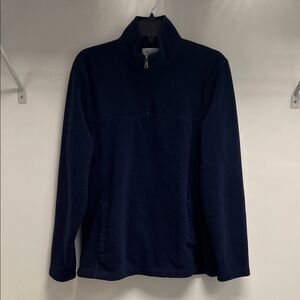 Croft & Barrow Men's Dark Blue Zip-Up Sweater